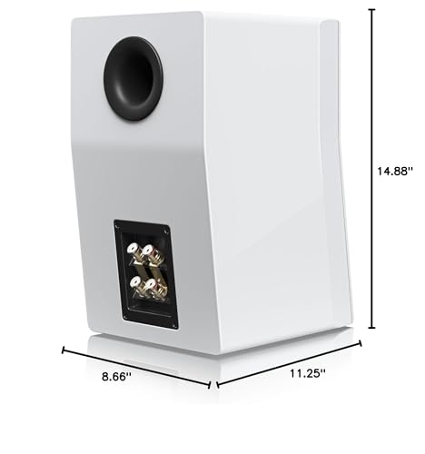 SVS Ultra Evolution Bookshelf Speakers- Pair (Piano Gloss White)