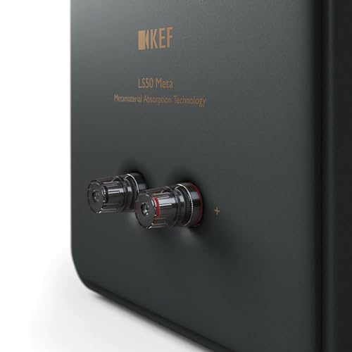 KEF LS50 Meta Passive Bookshelf Speakers - Pair (Carbon Black)