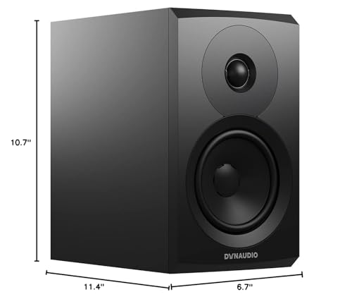 Dynaudio Emit 10 Bookshelf Speaker – Black