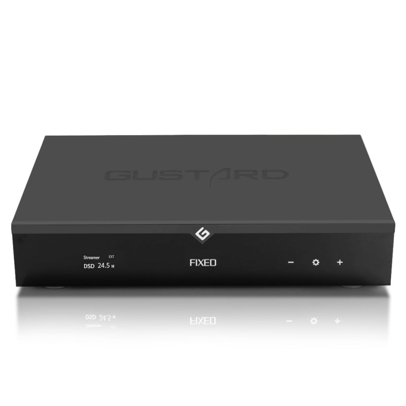Gustard R30 R2R DAC | DSD512 PCM768kHz | USB, Optical, Coaxial, IIS, AES, LAN Input | Fully Discrete Balanced Digital-Analog Converter | Home Audio Network Streaming Decoder (Black)