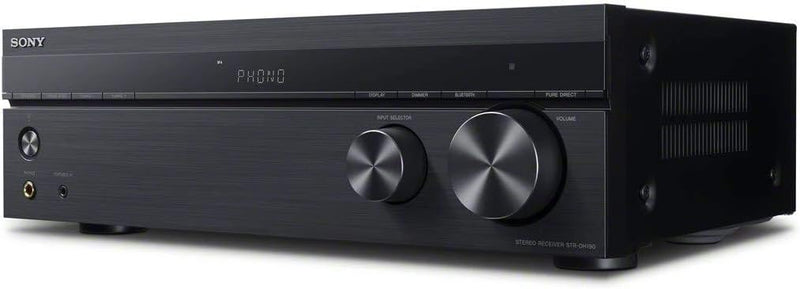 Sony STRDH190 2-ch Home Stereo Receiver with Phono Inputs & Bluetooth Black