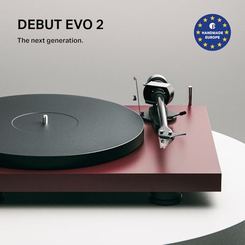 Pro-Ject Debut EVO 2 Turntable with Pick it MM EVO Cartridge (Real Wood Walnut)