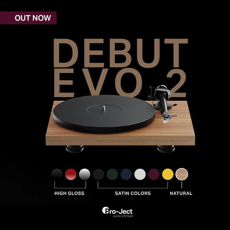 Pro-Ject Debut EVO 2 Turntable with Pick it MM EVO Cartridge (Real Wood Walnut)