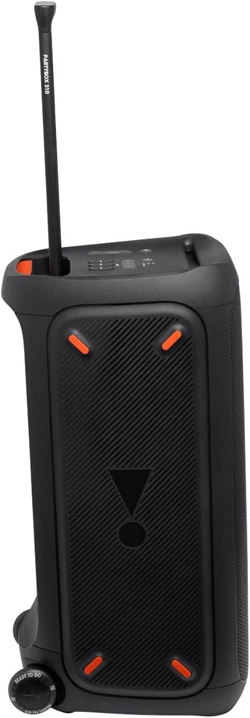 JBL Partybox 310 - Portable Party Speaker with Long Lasting Battery, Powerful JBL Sound and Exciting Light Show,Black