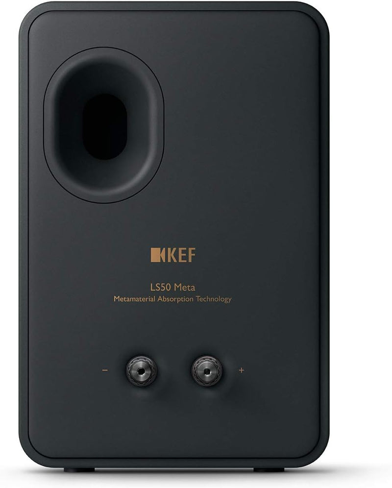 KEF LS50 Meta Passive Bookshelf Speakers - Pair (Carbon Black)