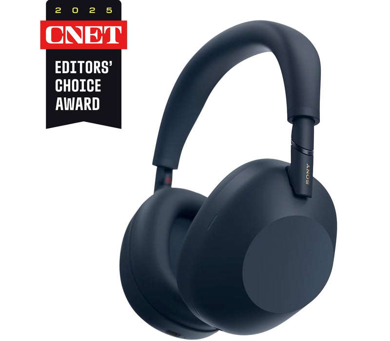 Sony WH-1000XM6 The Best Noise Canceling Wireless Headphones, HD NC Processor QN3, 12 Microphones, Adaptive NC Optimizer, Mastered by Engineers, Studio-Quality, 30-Hour Battery, Midnight Blue