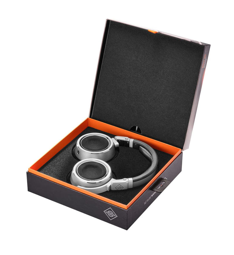 Neumann NDH 30 Open-Back Studio Headphones – White Aluminum / Gray