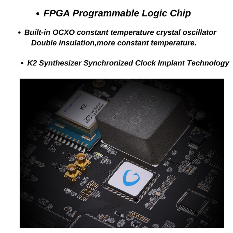 Gustard DAC-X30 HiFi Network Streaming DAC – Black