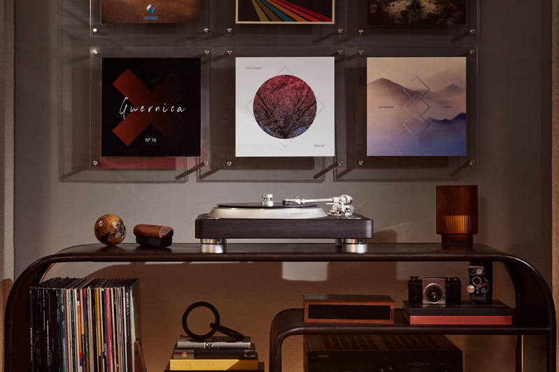 Denon DP-3000NE Fully Automatic Analog Turntable & Vinyl Record Player with Built-in Phono Equalizer | Turntables for Vinyl Records | Unique S-Shaped Tonearm Design | Hologram Vibration Analysis