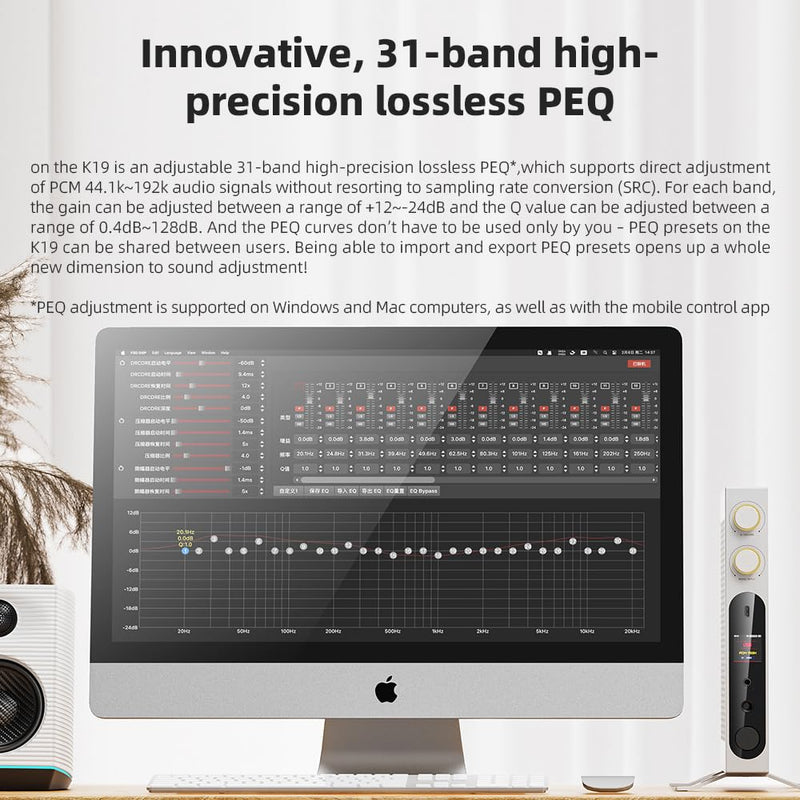 FiiO K19 Desktop DAC & Headphone Amplifier – Black