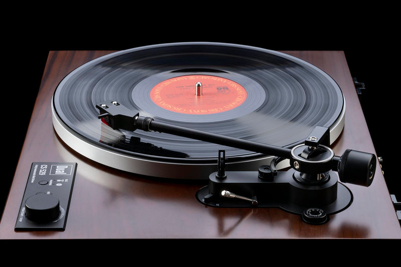 Dual CS529 Walnut Automatic Hi‑Fi Turntable with Twin Gimbal Tonearm, Bluetooth Streaming, and Precision Vinyl Playback