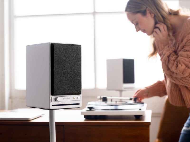 Audioengine HD4 Wireless Speakers – White