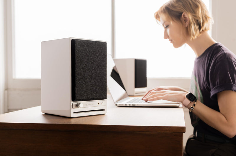 Audioengine HD4 Wireless Speakers – White