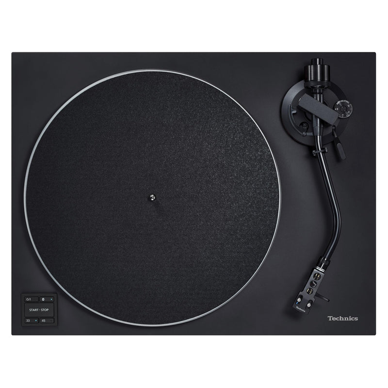 Technics Turntable, Premium Class HiFi Record Player with Coreless Direct Drive Motor and Bluetooth, Stable Playback, Audiophile-Grade Cartridge and Precision Tonearm, SL-40CBT-K, Aluminum