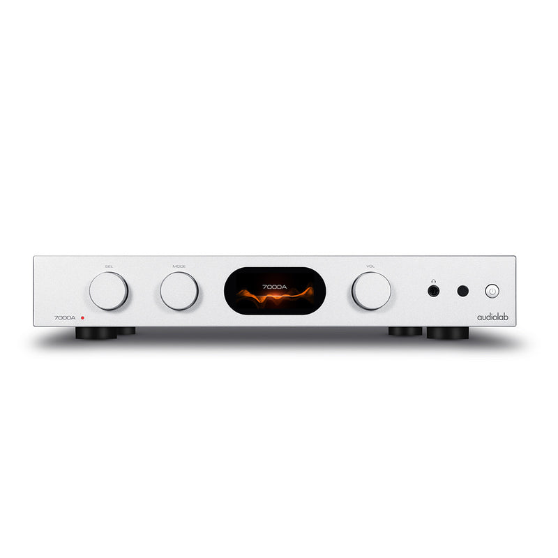 Audiolab 70-Watt Integrated Amplifier with Built-In DAC, Phono Pre-Amp, MQA Decoder - Silver