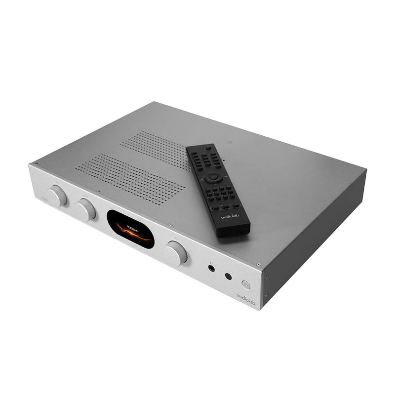 Audiolab 70-Watt Integrated Amplifier with Built-In DAC, Phono Pre-Amp, MQA Decoder - Silver