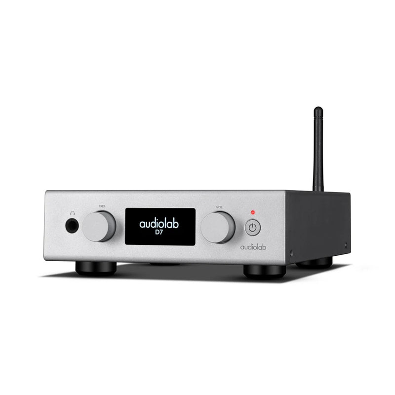 Audiolab D7 DAC Digital to Analog Converter / Headphone Amp (Silver)
