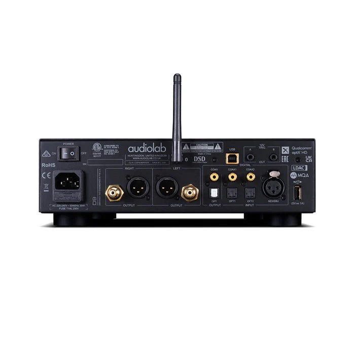 Audiolab D9 DAC Digital to Analog Converter / Headphone Amp (Black)