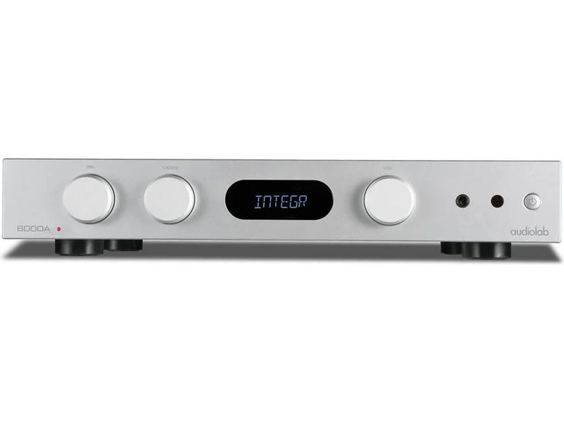 Audiolab 6000A Stereo integrated amplifier with Bluetooth® and built-in high-performance DAC (Silver)