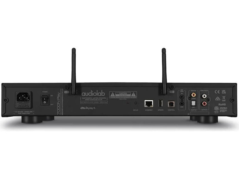 Audiolab 7000N Play Network audio streamer with Wi-Fi, DTS Play-Fi®, and Apple AirPlay® 2 (Black)