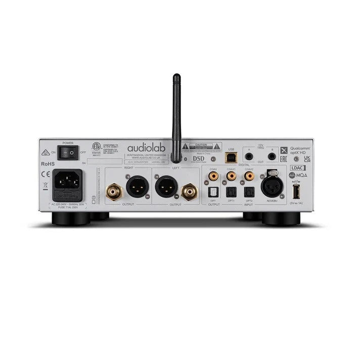 Audiolab D9 DAC Digital to Analog Converter / Headphone Amp (Silver)